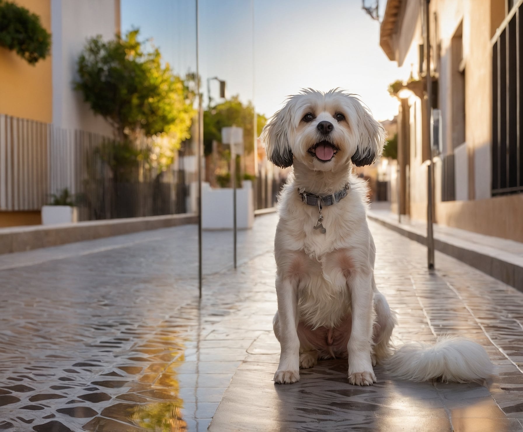 Transformación canina con baño de ozono